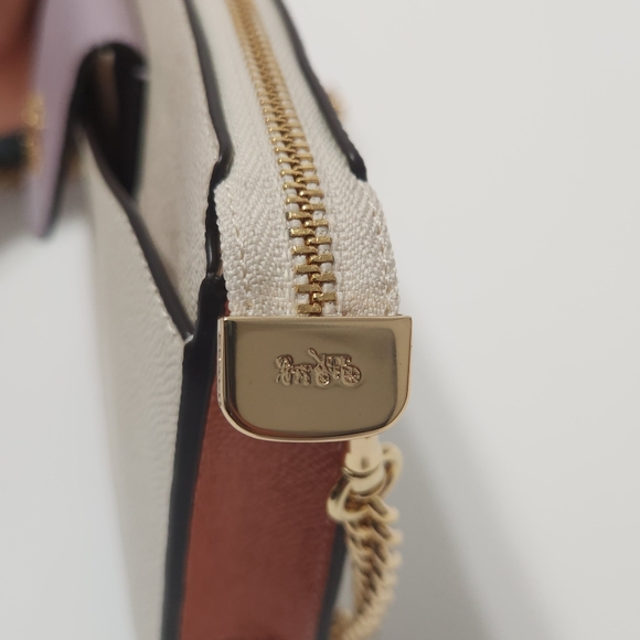 Coach Purse, Poppy Crossbody With Card Case In Colorblock NWT - Picture 9 of 10